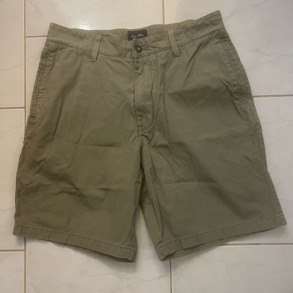 Vintage Indigo Palms Denim Company Men’s Olive Color Shorts